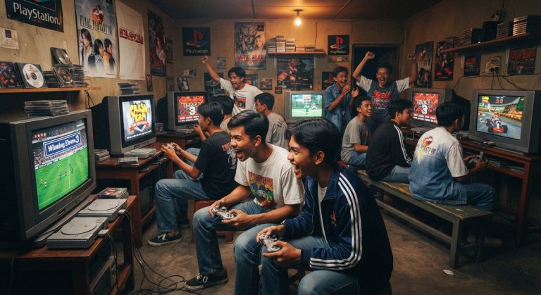 Rental PlayStation (PS1): Markas Berkumpul dan Petualangan Gamers 90-an