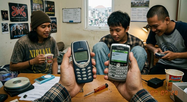 Perang Merek Ponsel Era 2000-an: Ketika Nokia 3310 ‘Si Tahan Banting’ Menghadapi Kejayaan BlackBerry dan Trackball-nya