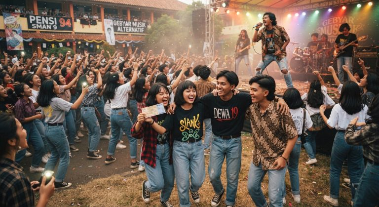 Riuh Nada Alternatif dan Kaos Band: Panggung Emas Musisi 90-an di Indonesia