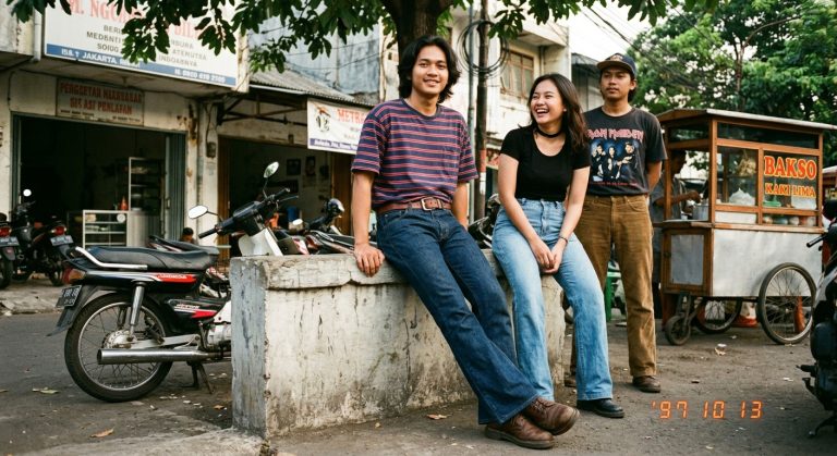 Celana Cutbrai (Flare Jeans) 90-an: Simbol Kebebasan, Skena Musik Retro, dan Gaya Ikonik Anak Gaul