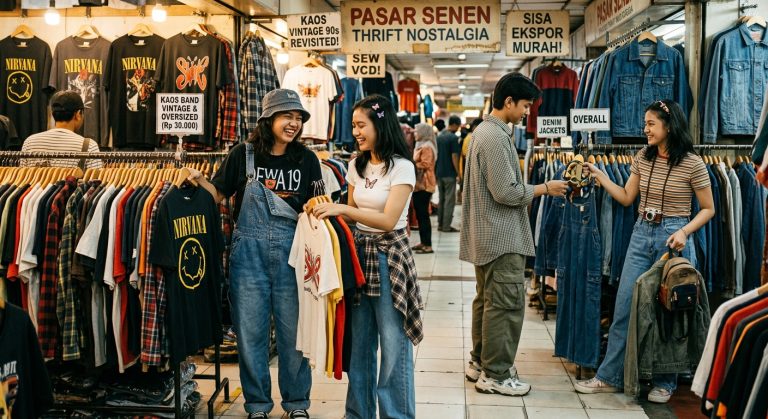 Mode Y2K dan Thrifting: Ketika Fashion Era 90-an Menguasai Lemari Gen Z